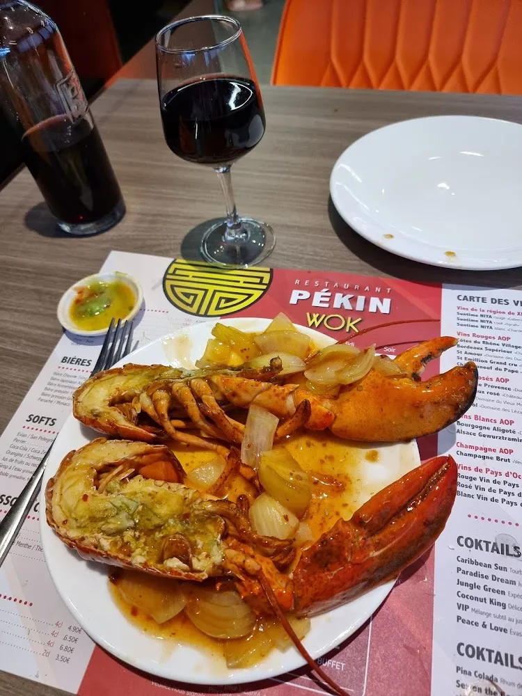 Homard Avec Sauce Maison