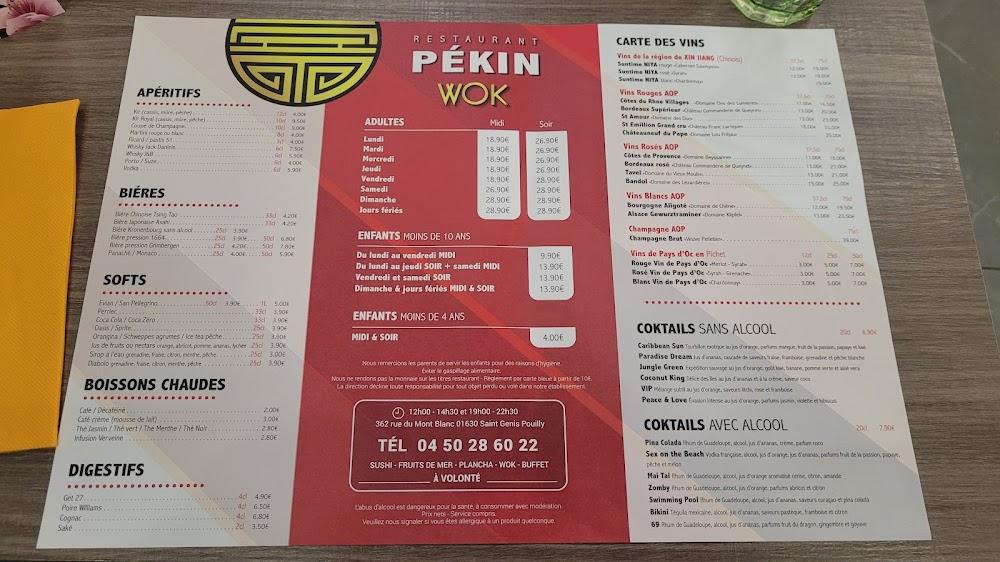 Pékin Wok - Menu Image 2